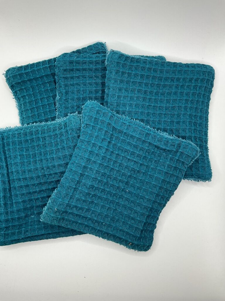 Lot de 5 pads ( bleu canard)