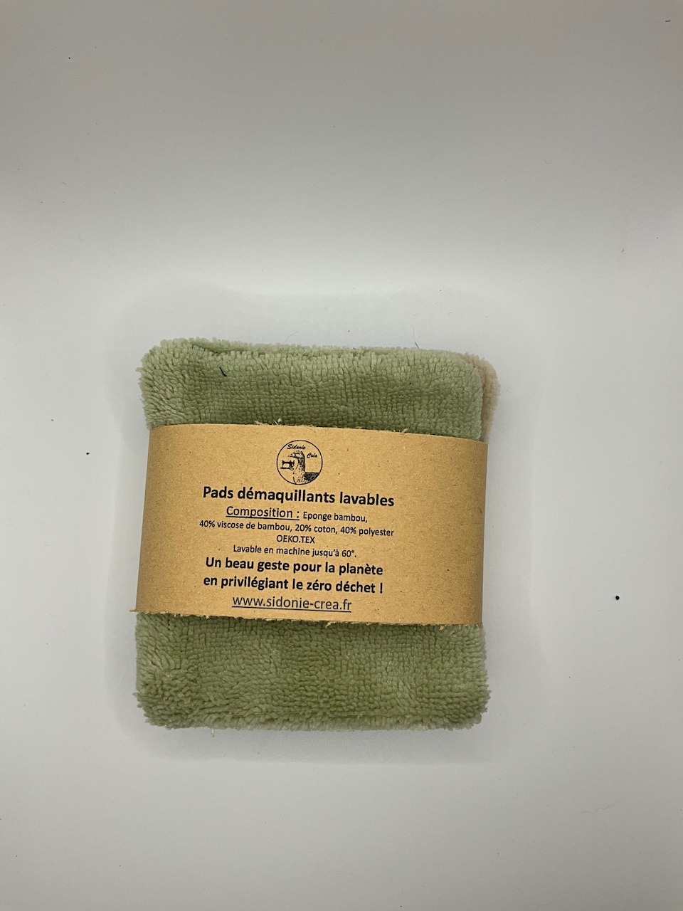 Lot de 3 pads bambou ( multicolore ) – Image 4