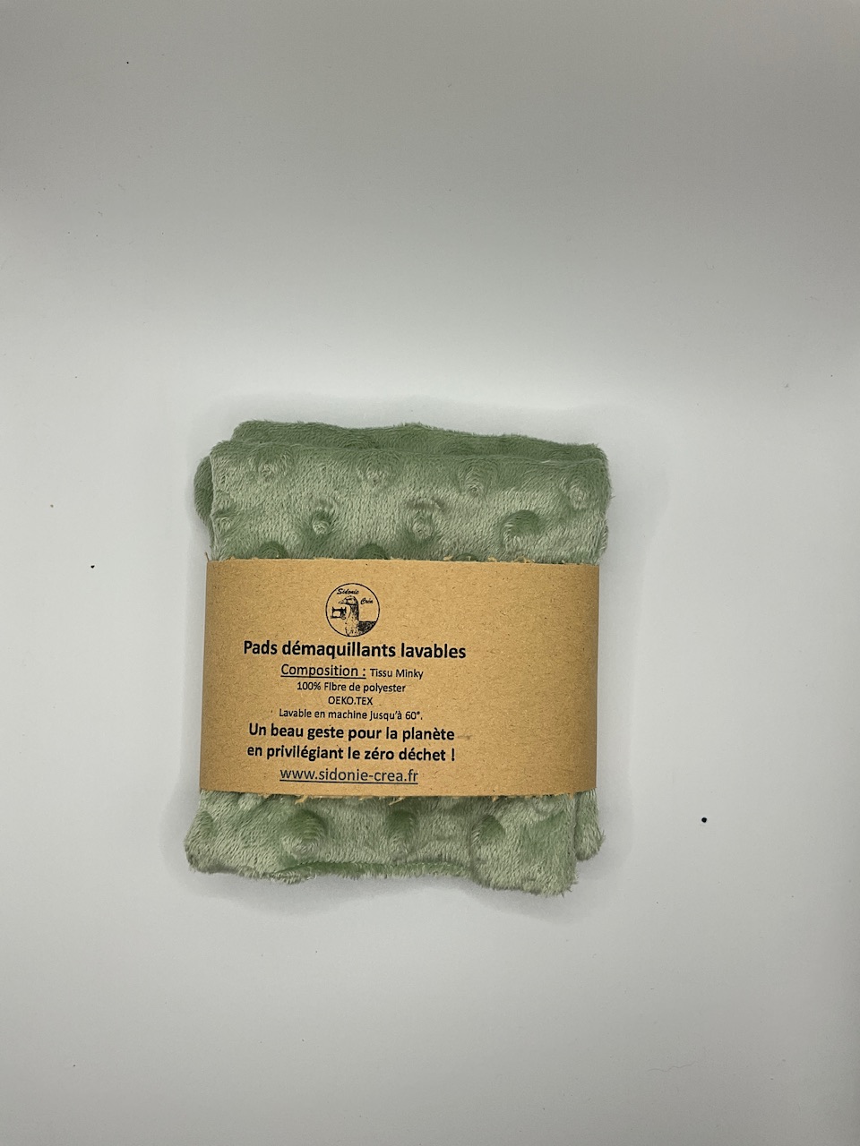 Lot de 3 pads (vert amande) – Image 3