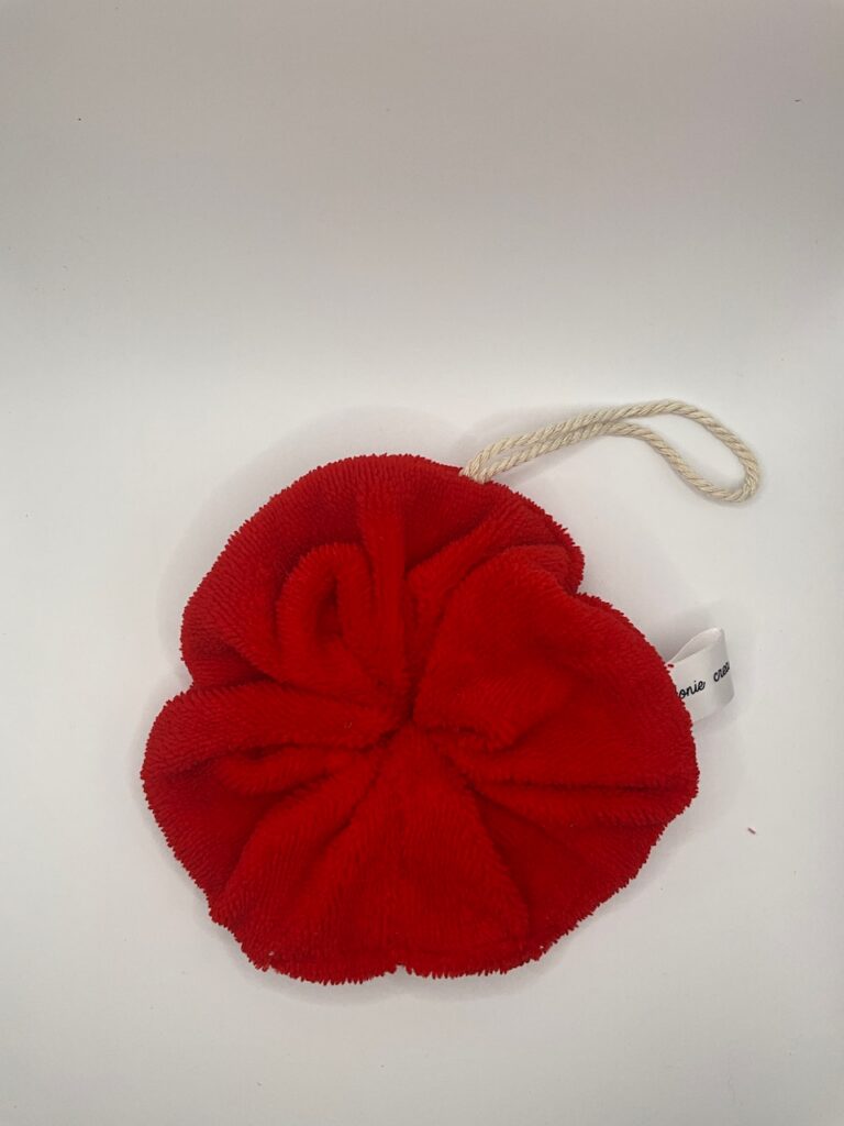 Eponge de douche ( rouge)