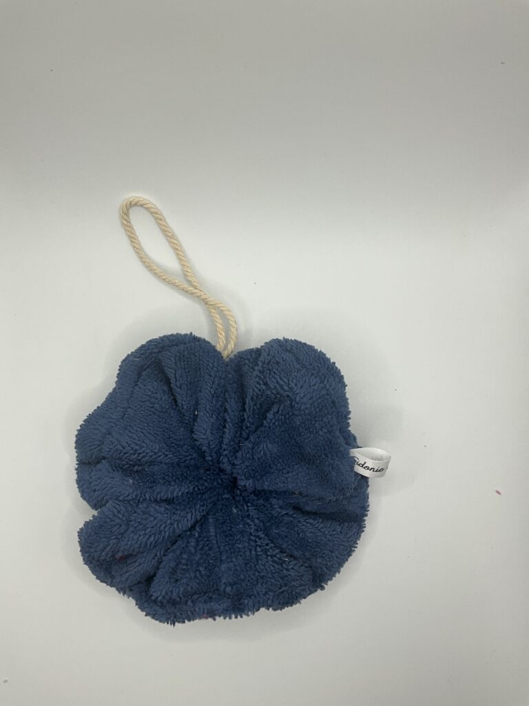 Eponge de douche ( bleu foncé )