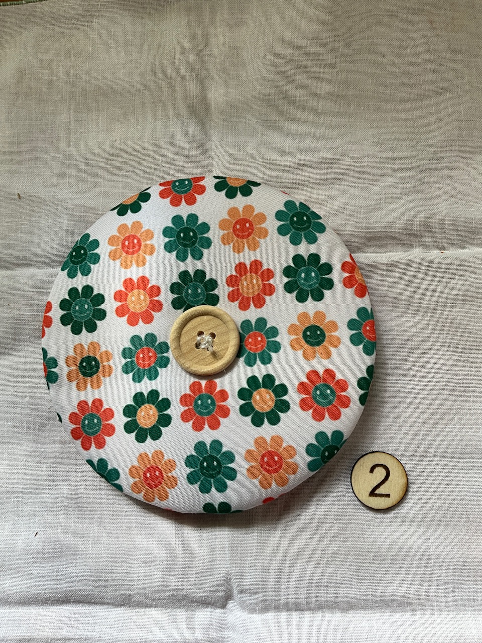 Support de cartes à jouer rond en coton – enfants et adultes – Image 3