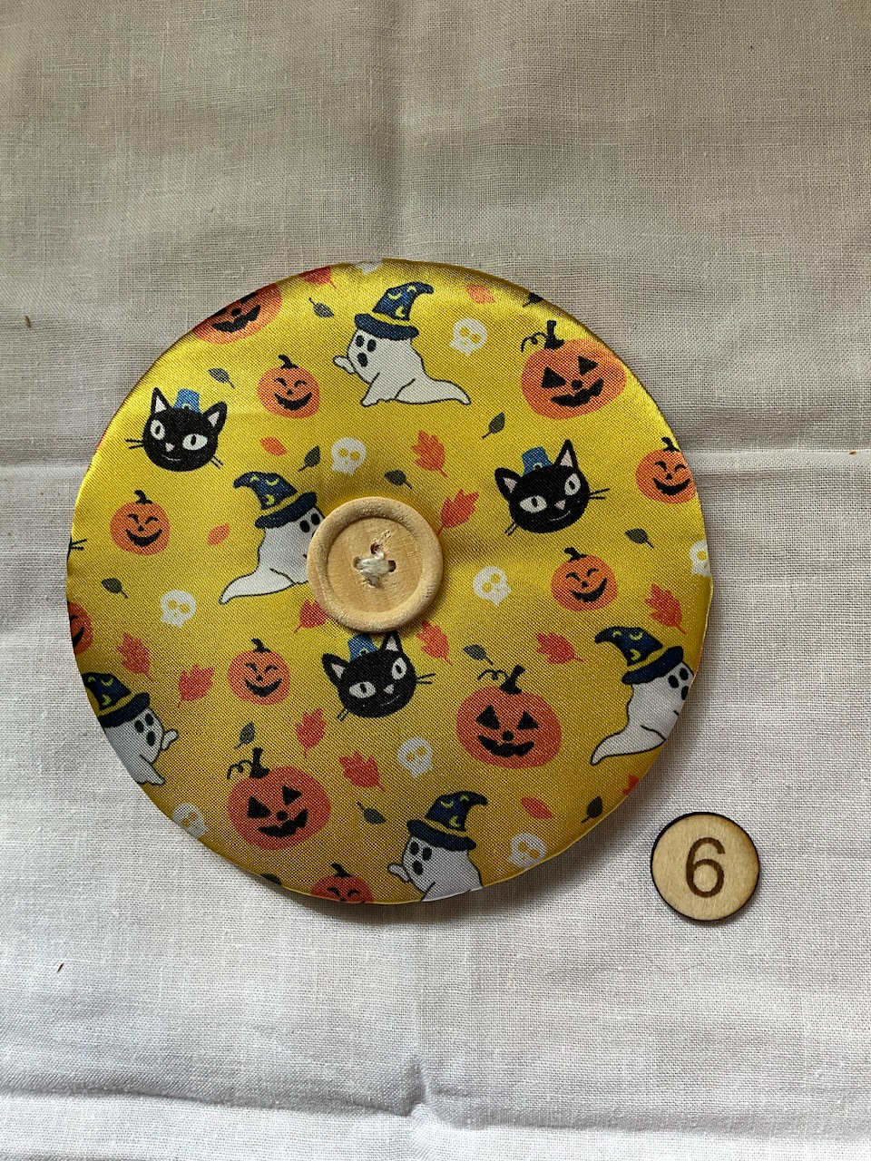 Support de cartes à jouer rond en coton – enfants et adultes – Image 7