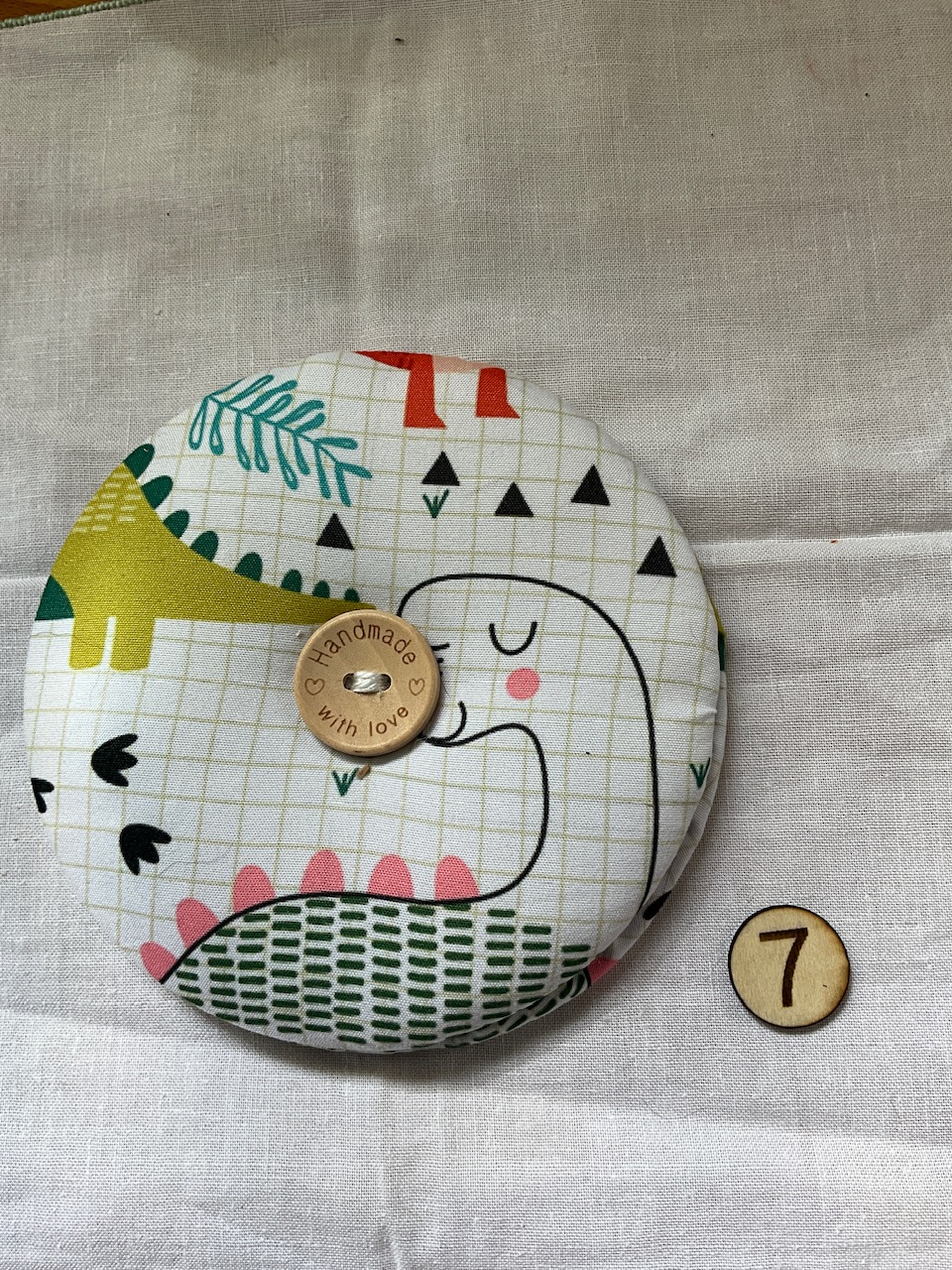 Support de cartes à jouer rond en coton – enfants et adultes – Image 8