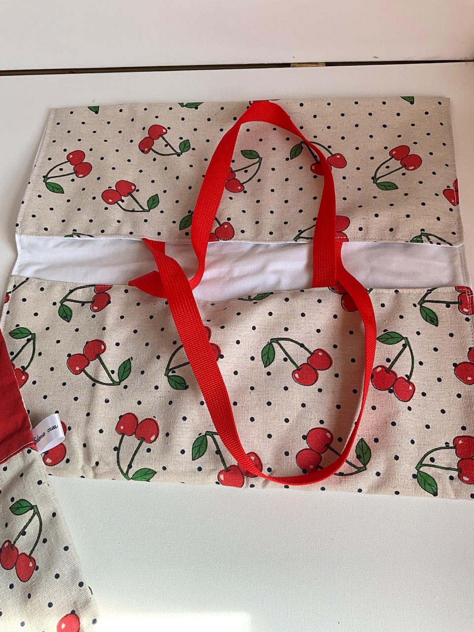 Ensemble Sac à pain floqué + sac à tarte assorti – Image 3