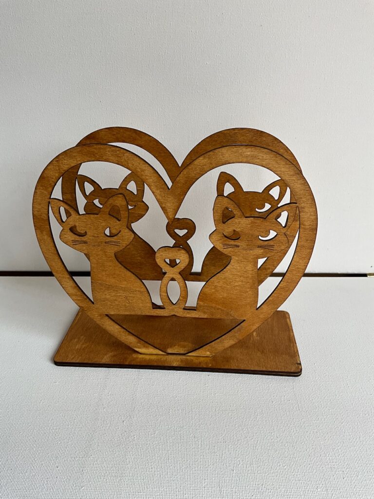 Support serviette de table ou essuie tout «chat»